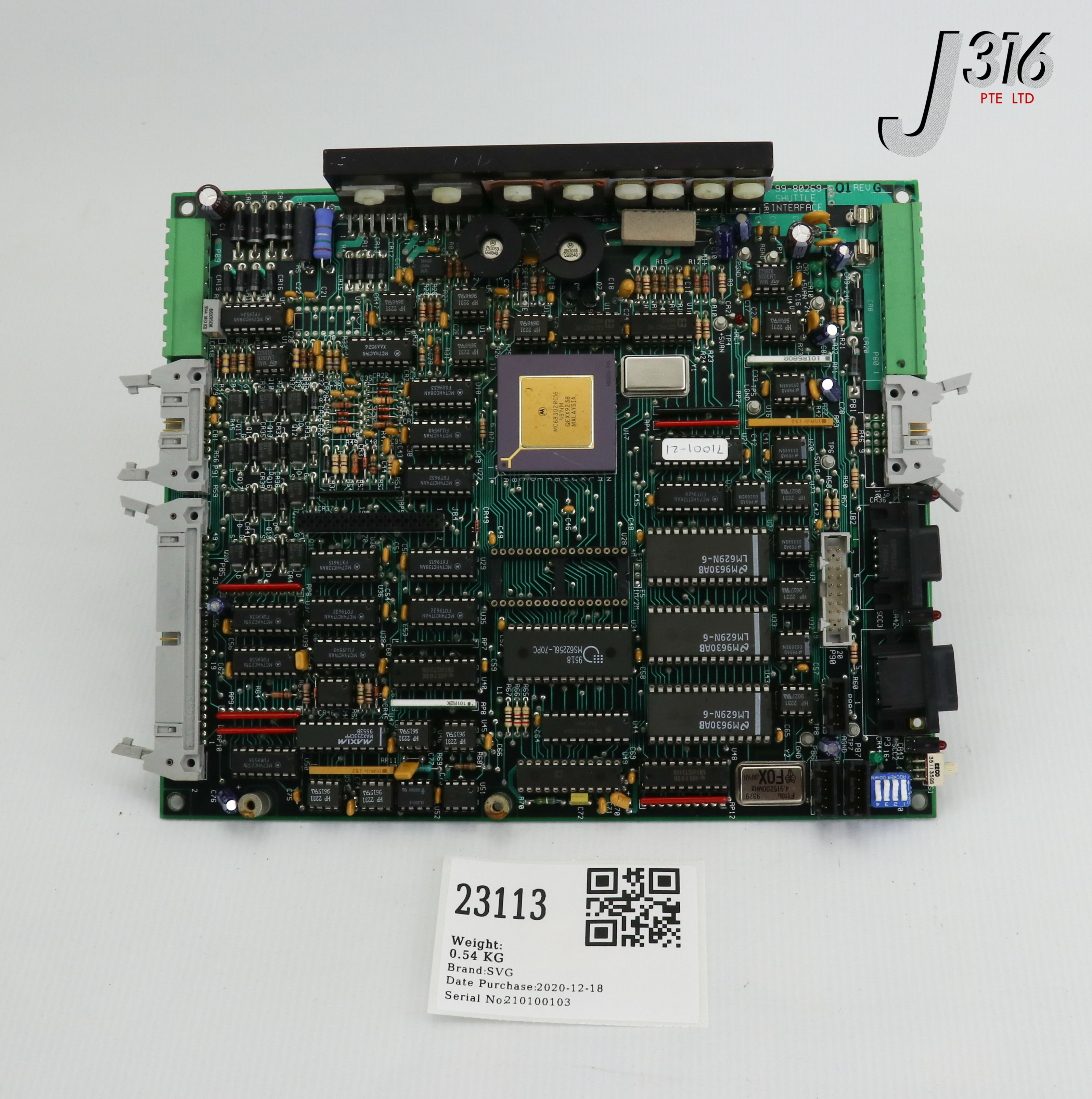 に 23113 SVG PCB, 90S SHUTTLE INTERFACE CONTROL 99-80269-01 | eBay
